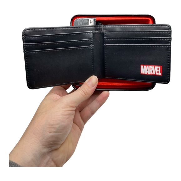 Marvel Comics Books Superhero Limited Edition Men's Retro Slimfold Wallet. - Picture 4 of 6